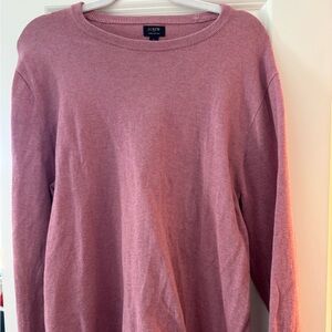 J. Crew Dusty Rose Cotton Sweater